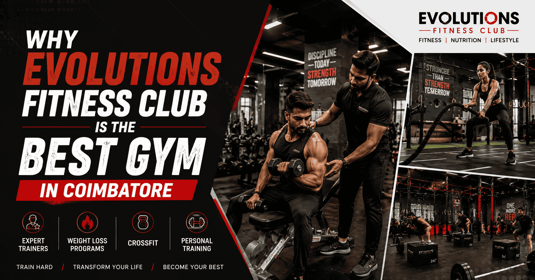 Why Evolutions Fitness Club is the Best Gym in Coimbatore?